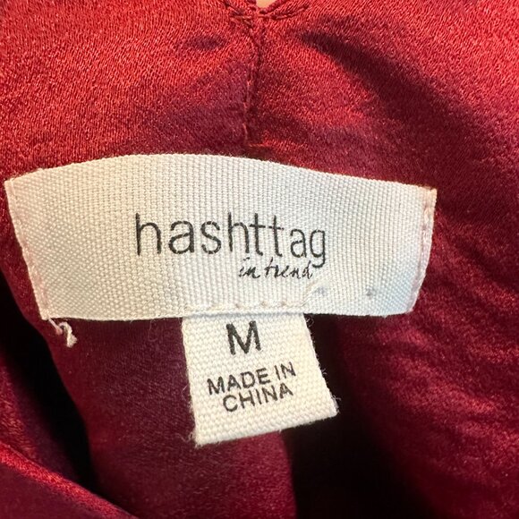 Red Satin Cami Top - Picture 4 of 4